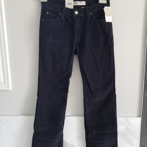NEW GAP Black Corduroy Jeans Size 2 - Picture 12 of 13